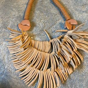 Wooden necklace